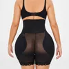 Kadın şekillendiricileri yüksek bel eğitmeni artı boyut 3xl 4xl bağlayıcılar ve ped bulifter karın kontrol külotları shapewear booty kaldırıcı