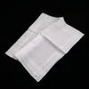 M001 12 pieces classic men's 100% cotton satin banded handkerchief with hand-rolled edge size 17 x 17 201009258b