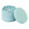 63mm ceramic paint aluminum alloy smoke grinder four layer makaron metal Herb Grinder