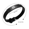 Charm Bracelets Let039s Go Brandon FJB Black Silicone Unisex Bracelet Stainless Steel Gifts For Women And Men Fans Collection J1230290