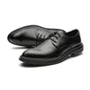 Totems Mens Oxford Couro Shoes Negócios Sapatos de Casamento Big Dress Vestido Sapatos Sapatos Morden Fácil de Correspondência Aumentado