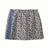 Leopard Print Short Skirt Women's Summer Korean High Waist Hip Slim Mini 210607