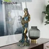 Ermakova Stor storlek harts blinded grekisk rikedom gudinna fortuna figure plouto lucky förmögenhet skulptur kontor gåva hem inredning 210924