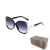 Hochwertige Designer-Sonnenbrille für Damen, luxuriöse Herren-Sonnenbrille, UV-Schutz, Herrenbrille, Farbverlauf, Metallscharnier, modische Damenbrille 825 mit Originalverpackung