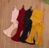 Ensemble de vêtements d'été pour bébés filles, 3 pièces, col suspendu, ourlet asymétrique, imprimé citron, robe en maille, short en Denim, bandeau