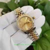 WF Factory Top Quality Watches Ladies 28mm Datejust 179173 President 18k Gold & Steel Sapphire Glass CAL.2671 Movement Automatic Women's Watch Wristwatches