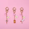 ins girl heart Sailor Moon key chain car key chain school bag pendant couple doll G1019