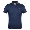 2022 Italie Mens Designer Polos Homme High Street Broderie Jarretière Impression Marques Top Qualité Coton Vêtements Tees