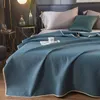 Blankets Cool Soft Throw Striped Down Cotton Quilt Blanket Breathable Luxury For Cooling Summer Couch Cover Bed Machine Wash Bedspread