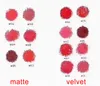 Dropshipping TOP Kwaliteit Merk Satijnen lippenstift Matte lippenstift Gemaakt in Italië 3.5g Rouge a levres mat 14 kleur met handtas