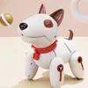 Máquina de programación inteligente para niños, juguete RC, perro que canta, cuenta historias, camina, perro eléctrico educativo con Control remoto