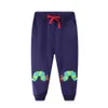 Jumping Meters Winter Autumn Boys Girls Animals Drawstring Children Sweatpants Dinosaur Long Trousers Pants Kids Fashion Clothes 210529