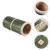 Small Animal Fournitures 1PC Bamboo Hamster Tunnel Tunnel Pet Cave Hut pour (Couleur aléatoire)