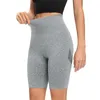 Pantaloncini da corsa a vita alta senza cuciture Yoga per le donne BuLifting Pancia Controllo Pantaloni corti Allenamento Palestra Estate