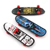 Mini planches à roulettes Skate camion Imprimer support en plastique professionnel FingerBoard Skateboard Finger Skateboard pour Kid Toy Children