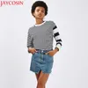 Saias Jaycosin KLV Salia de jeans feminina Cantura alta feminina Casual A-line Jeans Divised Bodycon Skirt Jean 40