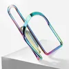 Bouteille d'eau porte-vélo en alliage d'aluminium placage multicolore bouilloire Cage vtt route pliant support de vélo