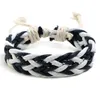 Mão Weave Bracelet Colorido Charme Ajustável Braceletes Bangle Pulseira Para As Mulheres Homens Xmas Presente Jóias 6 Cores