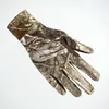 Ny vår sommar utomhus Bionic Camouflage Handskar Hunting Tree Reeds Full Gloves Anti-Slip Elastic Touch Screen Fiskehandskar Q0114