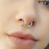 Burun Halkası Piercing Takı Vücut Sanatları Sahte Septum Halkalar Nosecuffs Mıknatıs Kulak Tragus Kıkırdak Dudak Labret Hile Pierced M3815260