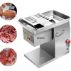 Máquina cortadora de carne fresca de alta eficiencia, cortadora de carne fresca de acero inoxidable, máquina cortadora de pescado de 400 kg/h