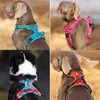 Truelove Front Nylon Dog Harness No Pull Vest Soft Adjustable Reflective Safety for Small Large Running Training 211022
