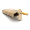 One Hitter Dugout Pipe Kit Handmade Wood Dugout with Digger Aluminium One hitter Bat Cigarette Filters Smoking Pipes DAP358