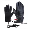 Hombres Mujeres Guantes térmicos Recargable USB Calentador de manos Guantes eléctricos A prueba de viento Ciclismo Camping Senderismo Esquí Pantalla táctil Guante B207 242 W2