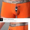 4pcs Men's Underpants Funny Panties Male Cartoon Bear Bamboo Underwear Mens Underware Modal Soft U Pouch Boxer Shorts For Man H1214