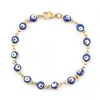 304 bracelets en acier inoxydable oeil turc en émail coloré bracelet diabolique pour femmes homme bijoux cadeaux