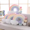 Creative Pillow Star Moon Rainbow Woondecoratie Kussen Kussen Sofa Kussen Kussen hoofdsteun Decorations Party Gift voor Kid 210716