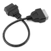 Ferramentas de diagnóstico 40cm OBD-II 14 pinos macho para 16 Adaptador de ferramentas feminino Adaptador elétrico Auto conector de carro Plug para