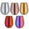 304 Stainless Steel Tumbler round beer creative cold drinking cup bar shaker family coffee mugs Water bottle ZWL142