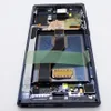 Touch -panelen van mobiele telefoons display voor Samsung Galaxy Note 10 Plus LCD N975 AMOLED schermdigitizer -assemblage met frame