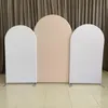 Inne wydarzenie Party Supplies Custom Arch Backdrops Pink Blue Beige White Urodziny Dekoracje Transparzy Okładki Z Stojakami