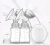 Automatic wireless cordless portable handsfree double silicone electric baby feeding milk suction breast pump 3 colors