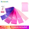 Pilates Rubber Yoga Resistance Bands Fitness GUM ELASTIC MINI LOOP Therapie Band Sport Workout Stretch Training C0223