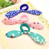 100Pcs Children Elastic Hair Band Cute Bow Rabbit Ears Headband Hair Strings 211023