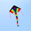 Hot Sell Rainbow Kite For Kids Delta Nylon Toys S Barn Flyglinje Weifang Bird Factory I Y0616