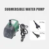 7W 600LH UltraQuiet Submersible Water Fountain Pump with Nozzles Filter Fish Pond rium Tank Y200917