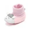 Winter Newborn Baby Shoes Cartoon Plush Non Slip Babies Kids First Walkers for Toddler Infant Boots for Boys Girls 0-18 Months G1023