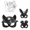 Nxy Взрослые игрушки Sexy Soft Soft Cat Head Mask BDSM Bondage Headgear Sex Toys Slots Slave Conserain Hold Birlit Halloween Masks Cosplay GAG Взрослые игры 1130