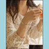 Браслеты очарования ювелирные изделия Weika натуральный пресноводный жемчужный браслет ins inshe дизайн 14k позолоченный недостаток французский стиль женский падение доставки