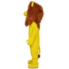 Costume da mascotte animale leone giallo di alta qualità Vestito da festa di Natale di Halloween Vestito da personaggio dei cartoni animati Vestito da carnevale unisex per adulti