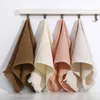 Japansk stil Familjer Duschhanddukar Badrum Solid Absorbent Handduk Bomull Badstrandhandduk med Tassel Handdoeken 210611