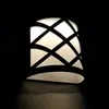 Güneş Çit Işıkları Çift Renkli Su Geçirmez Otomatik Dekoratif Açık Güneş Duvar Işıkları Güverte Pati Yolları için _WK