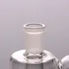 14mm 18mm Glas Aschefänger 4,5-Zoll-Hukahn-Mini-Glas-Bong-Fänger dicker Pyrex Klarer Bubbler 45 90-Grad CAN-kundengerechter Logo