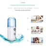 Uppladdningsbar Nano Mist Sprayer Facial Body Nebulizer Steamer Portable Mini Fuktgivande Hudvård Sprayer USB Handhållen Dispensers