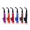 Newest Metal Hand Smoking Pipe Tool With Hidden Bowl Grinder Abrader Tobacco Cigarette Filter Pipes Accessories