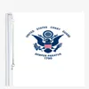 アメリカ合衆国沿岸警備隊の旗90 x 150 cm、100％ポリエステル、Digitaldruck